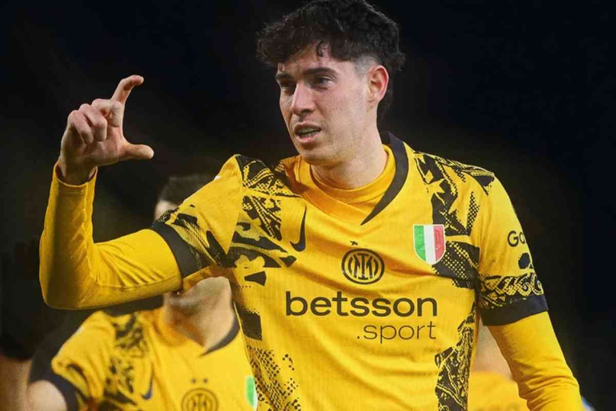 Alessandro Bastoni in campo con l'Inter 